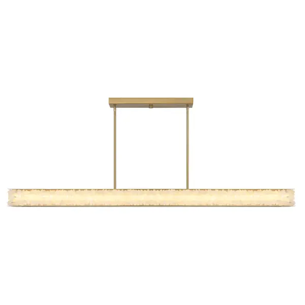Divinely LED Island Light in Celeste Brass - Image 6