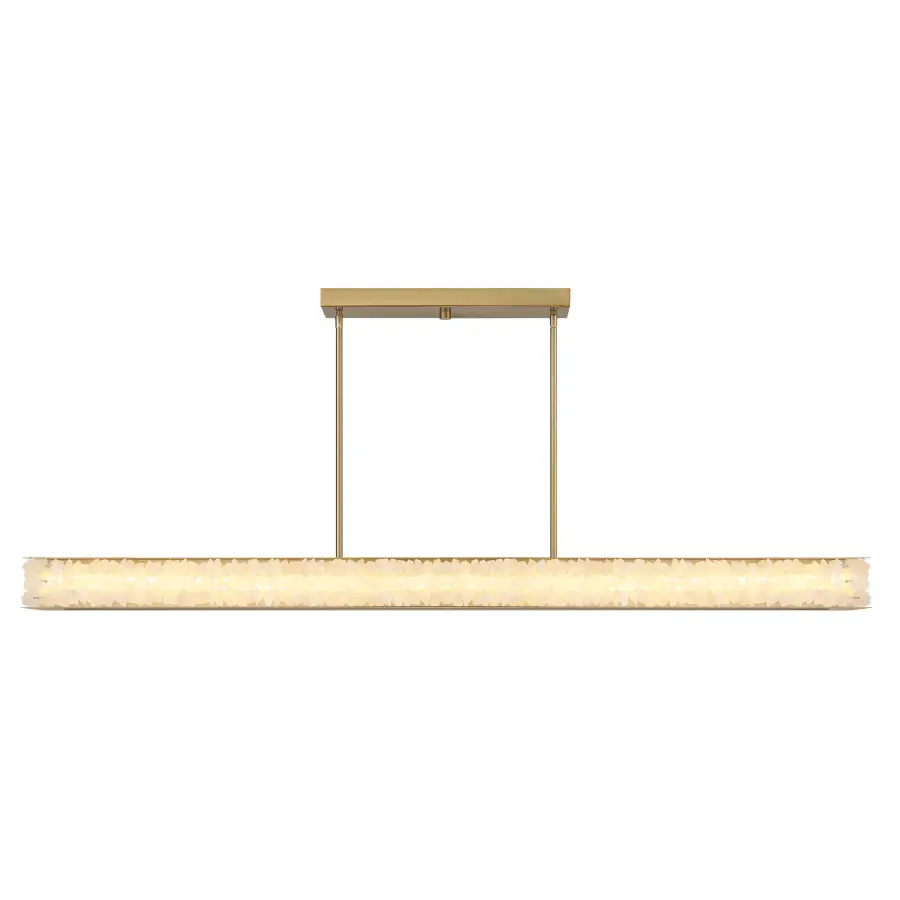 Divinely LED Island Light in Celeste Brass - Image 6