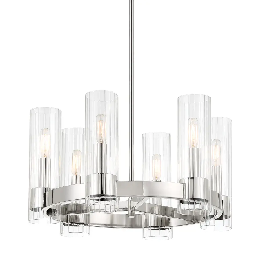 Vernon Place 6-Light Chandelier in Chrome - Image 1