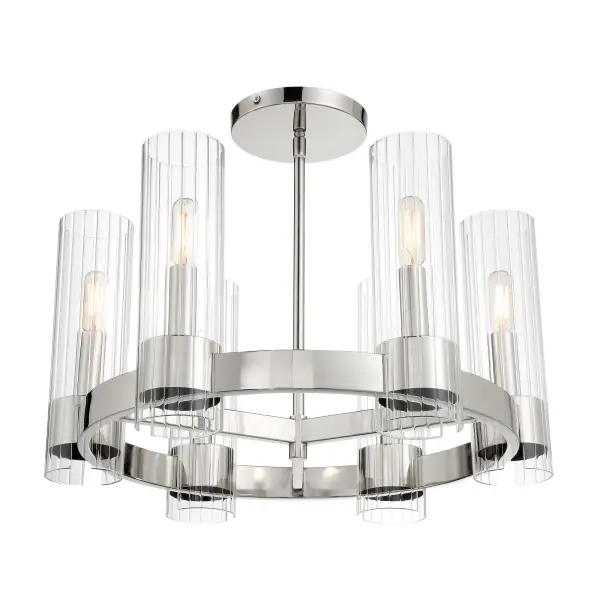 Vernon Place 6-Light Chandelier in Chrome - Image 3