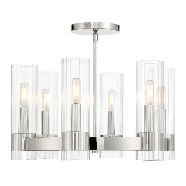 Vernon Place 6-Light Chandelier in Chrome - Image 5