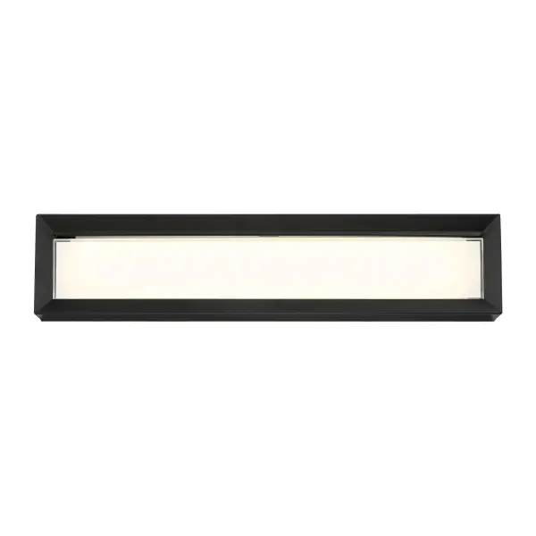 The Averton LED Bath Light combines transitional styling with practical functionality. Its 22-inch width and 2640 lumens provide excellent illumination for vanity tasks, while the Coal Black finish adds contemporary sophistication. - alternate view