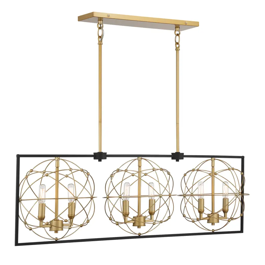 Titan's Trace 6-Light Island Chandelier - Image 1