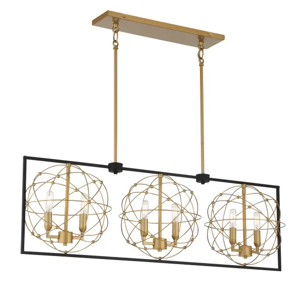 Titan's Trace 6-Light Island Chandelier - Image 3