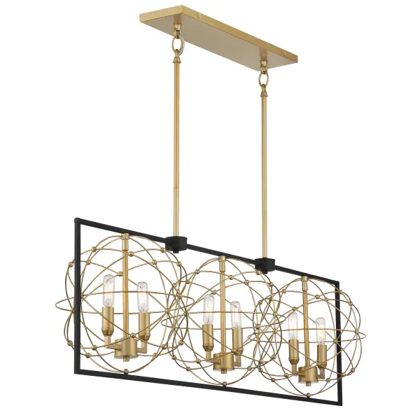Titan's Trace 6-Light Island Chandelier - Image 4