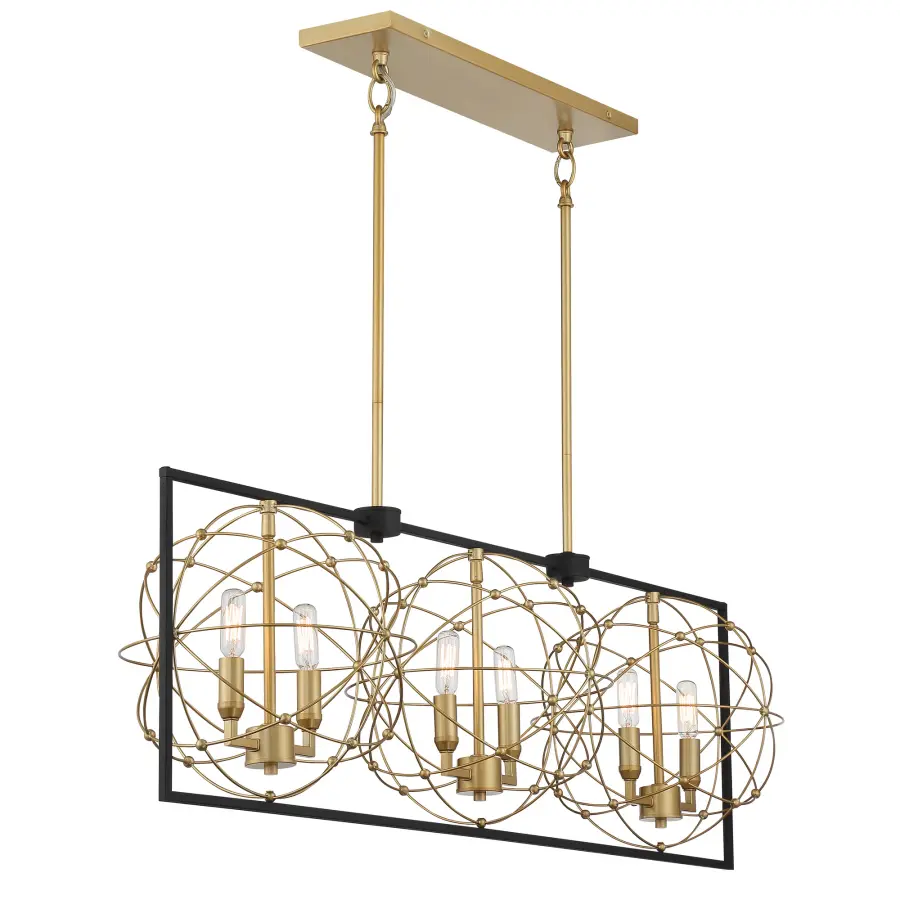 Titan's Trace 6-Light Island Chandelier - Image 4