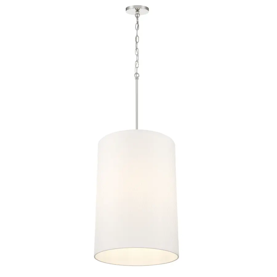 Palmetto 4-Light Pendant in Polished Nickel - Image 4