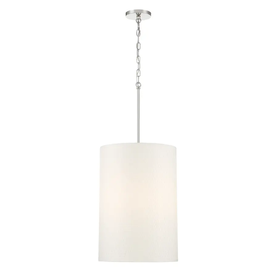 Palmetto 4-Light Pendant in Polished Nickel - Image 6