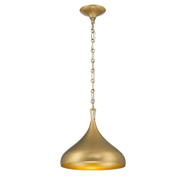 Cedar Lane 12.75" 1-Light Pendant in Legacy Brass - Image 7