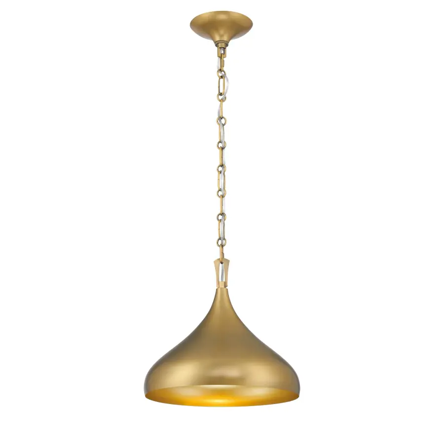 Cedar Lane 12.75" 1-Light Pendant in Legacy Brass - Image 7