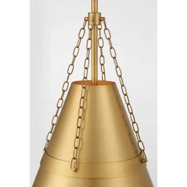 Springfield 12" 1-Light Pendant in Legacy Brass - Image 6