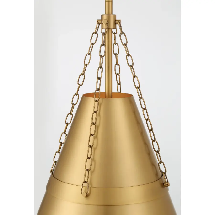 Springfield 12" 1-Light Pendant in Legacy Brass - Image 6