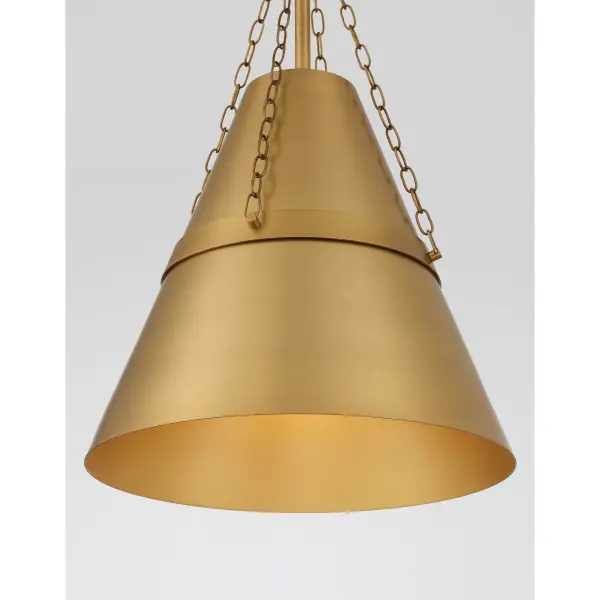 Springfield 12" 1-Light Pendant in Legacy Brass - Image 7