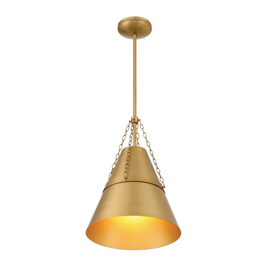 Springfield 12" 1-Light Pendant in Legacy Brass - Image 8
