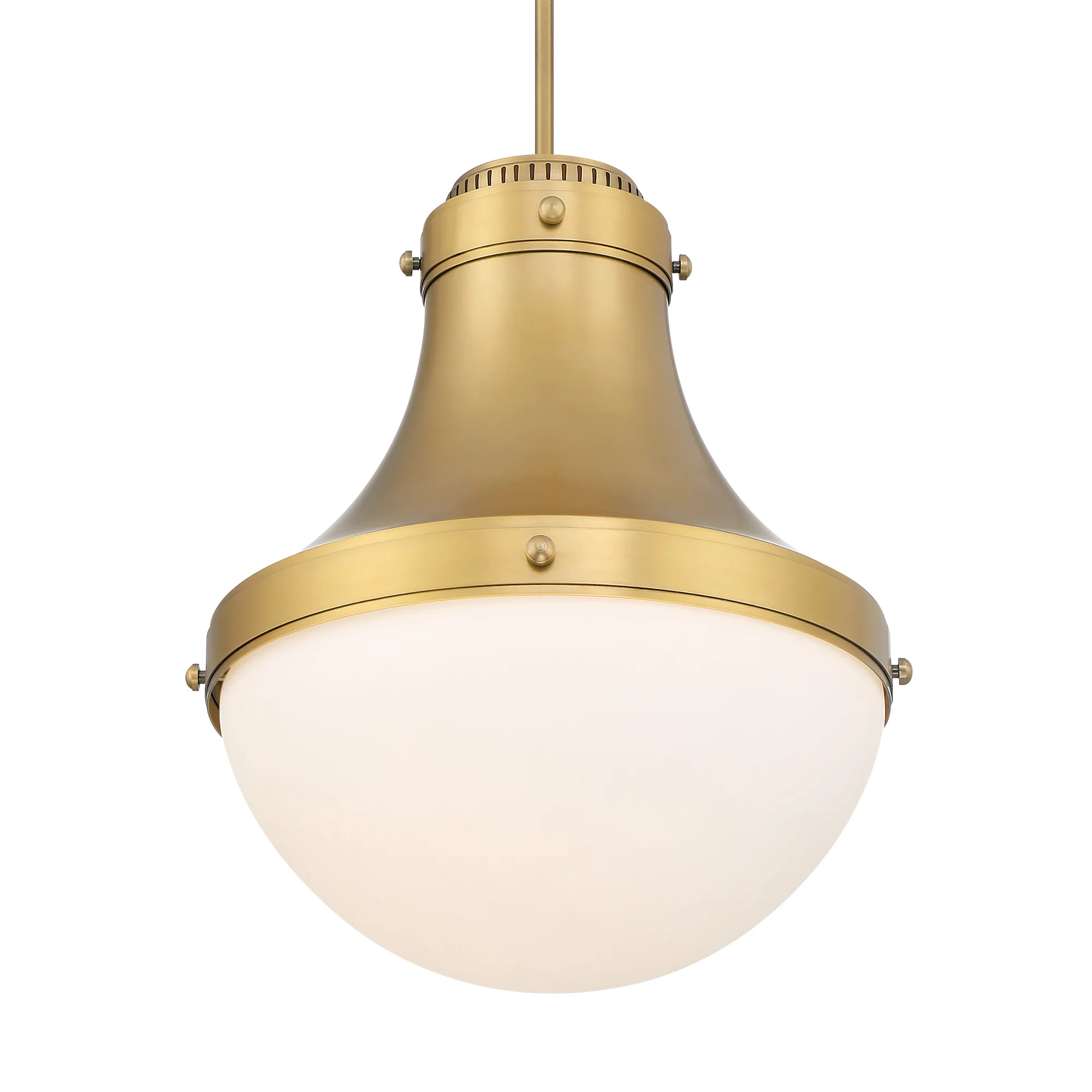 Purelight 16.25" 1-Light Pendant in Legacy Brass