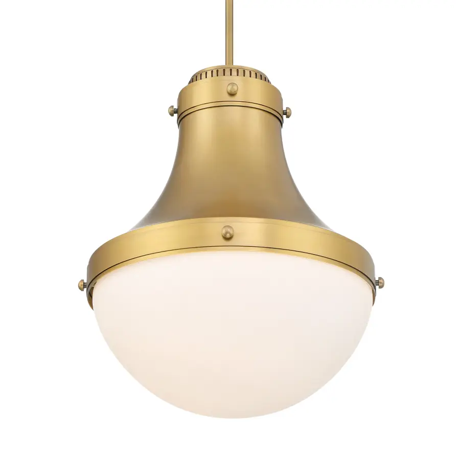 Purelight 16.25" 1-Light Pendant in Legacy Brass - Image 1
