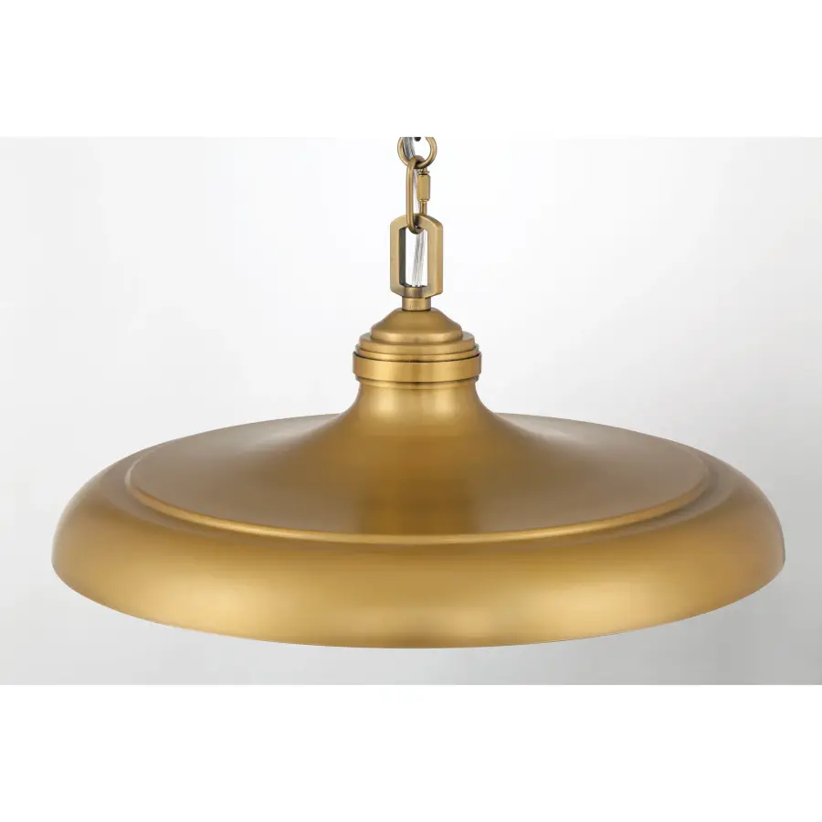 Crowne 16" 1-Light Pendant in Legacy Brass - Image 7