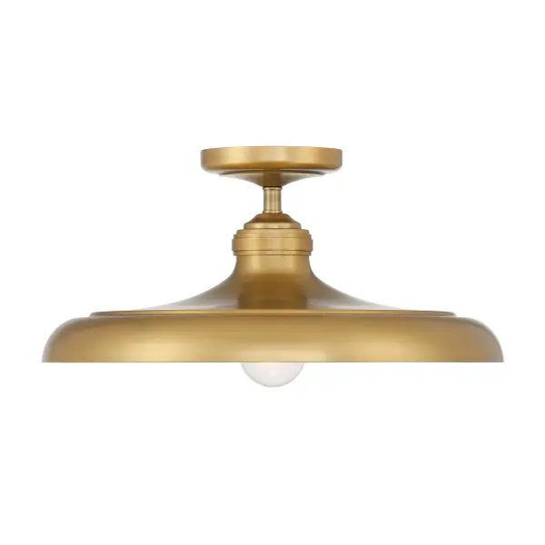 Crowne 16" Semi Flush Mount in Legacy Brass - Image 5