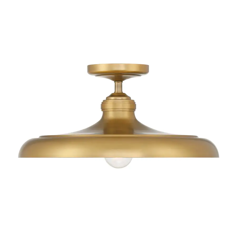 Crowne 16" Semi Flush Mount in Legacy Brass - Image 5