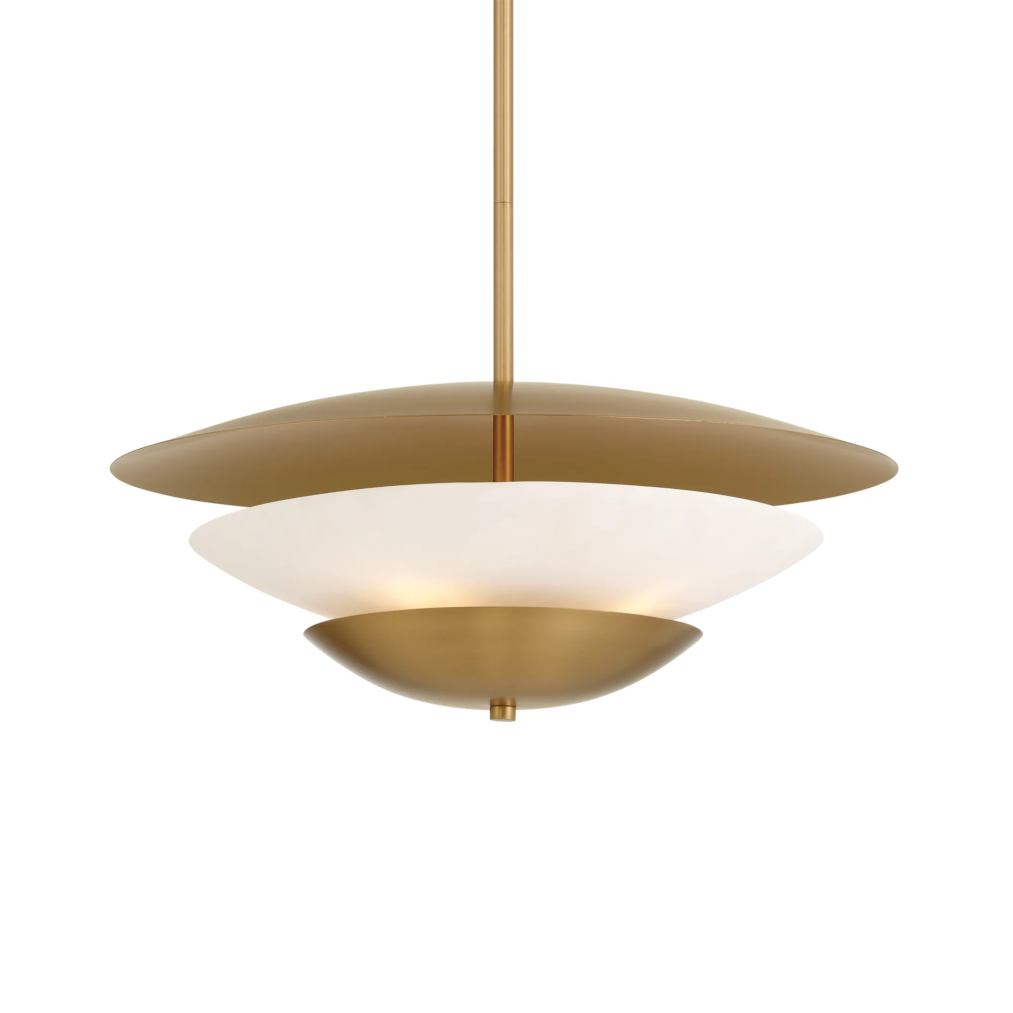 Solara 23.75" 4-Light Pendant in Legacy Brass