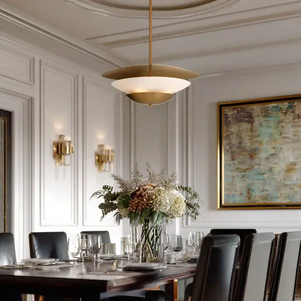 Solara 23.75" 4-Light Pendant in Legacy Brass - Image 5