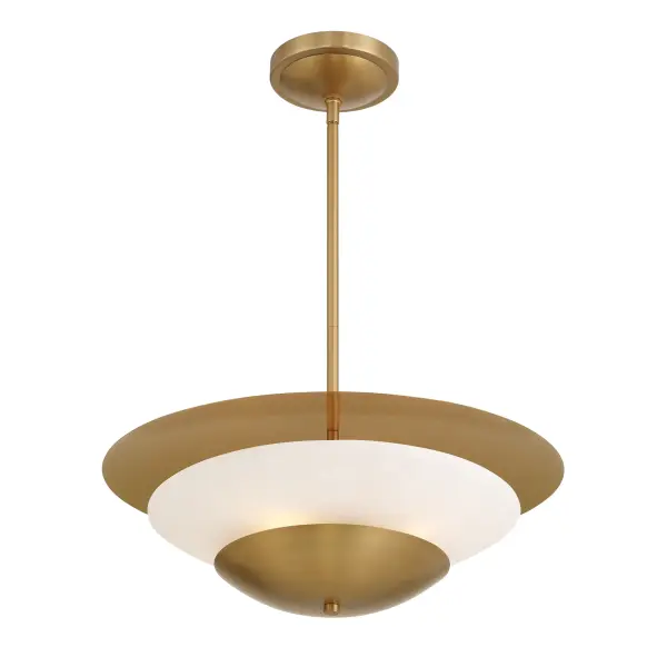 Solara 23.75" 4-Light Pendant in Legacy Brass - Image 7