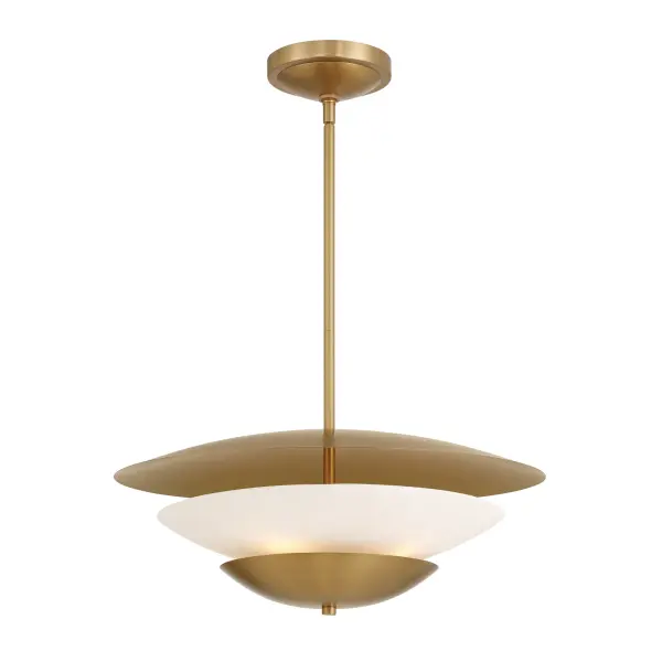 Solara 23.75" 4-Light Pendant in Legacy Brass - Image 8