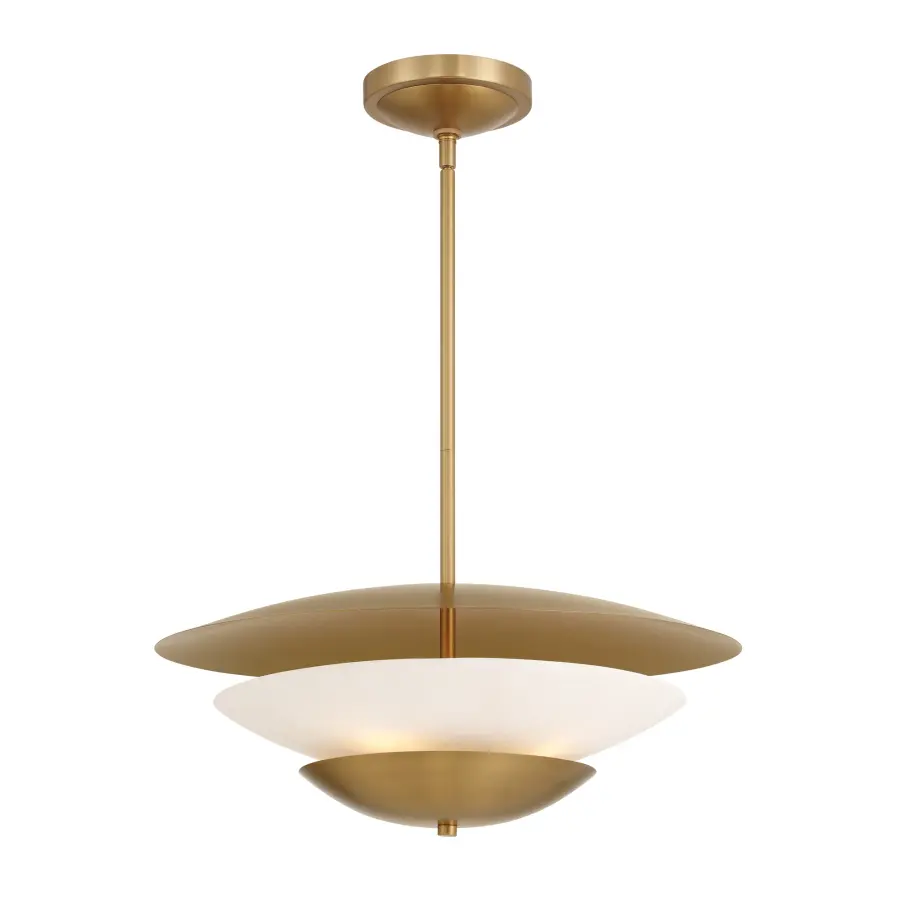 Solara 23.75" 4-Light Pendant in Legacy Brass - Image 8