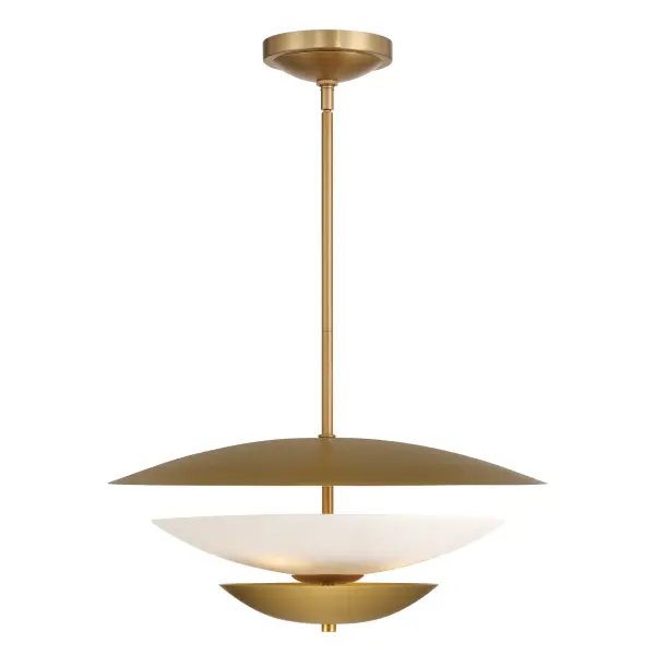 Solara 23.75" 4-Light Pendant in Legacy Brass - Image 9