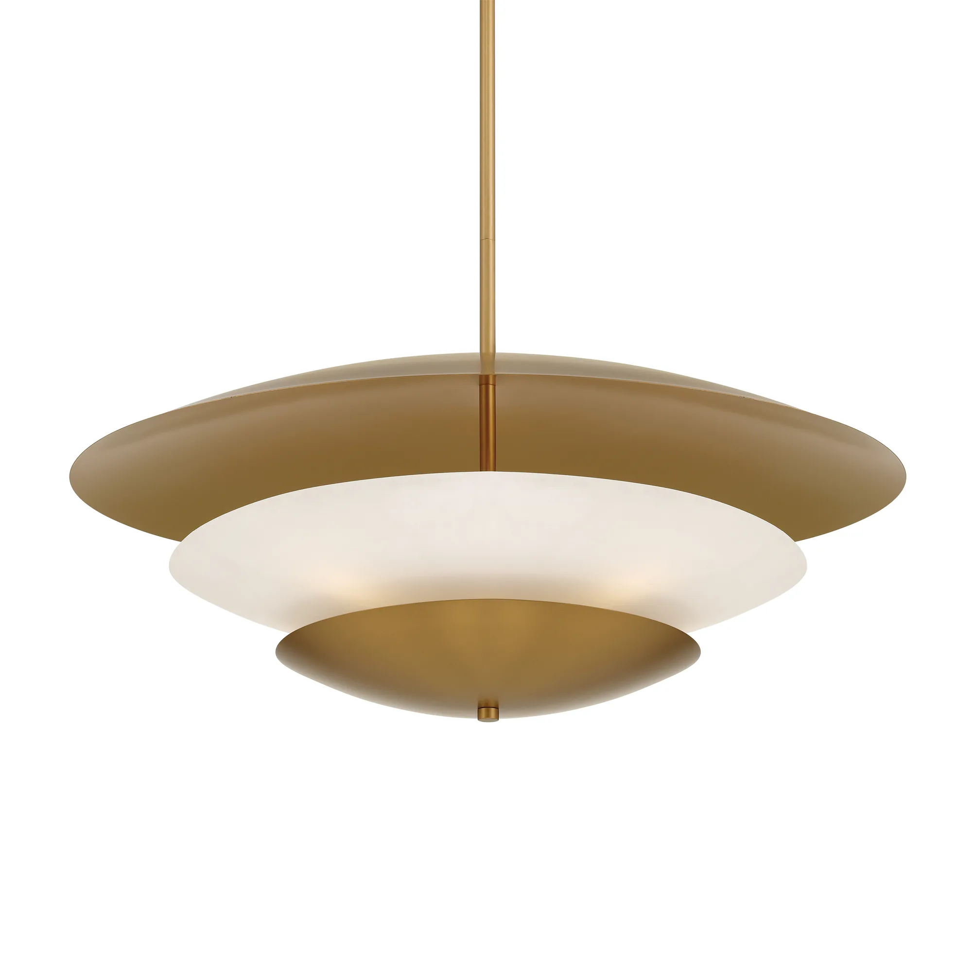 Solara 31.5" 5-Light Pendant in Legacy Brass