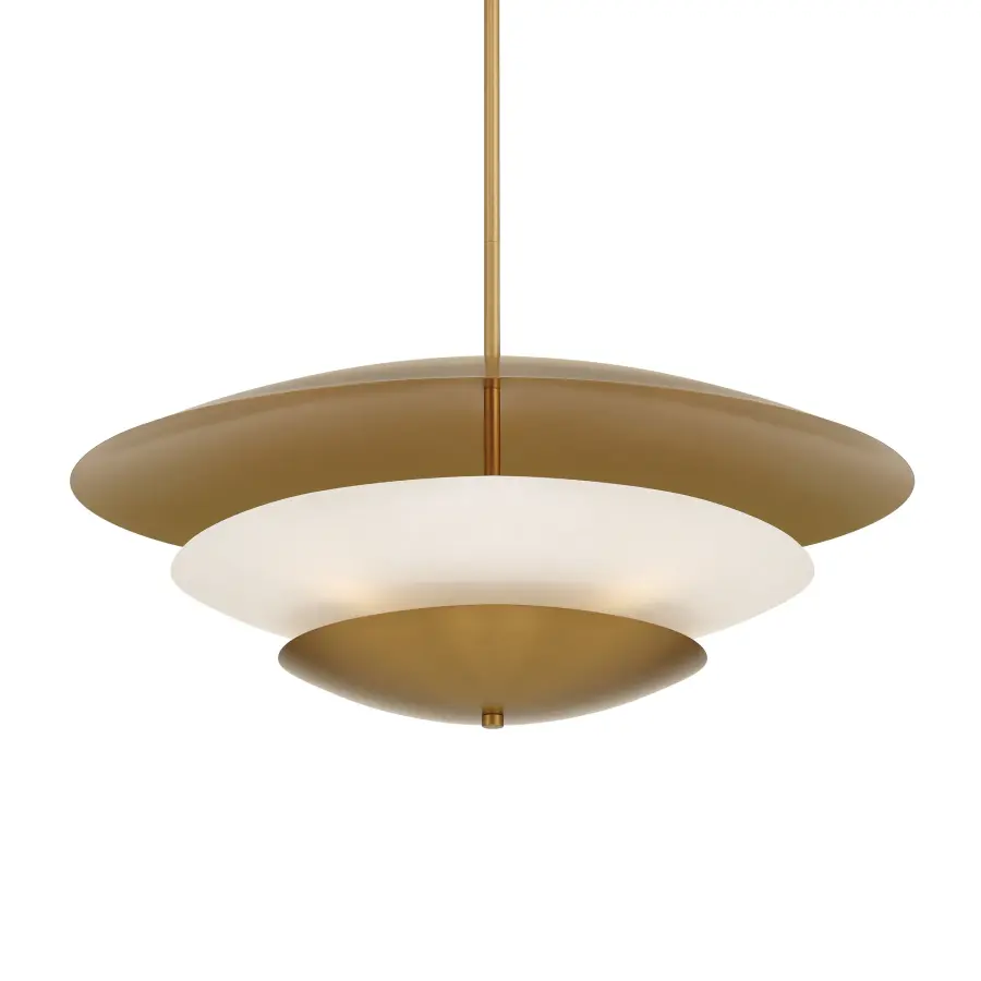 Solara 31.5" 5-Light Pendant in Legacy Brass - Image 1