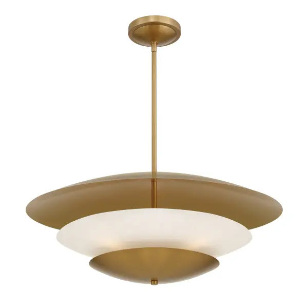 Solara 31.5" 5-Light Pendant in Legacy Brass - Image 9