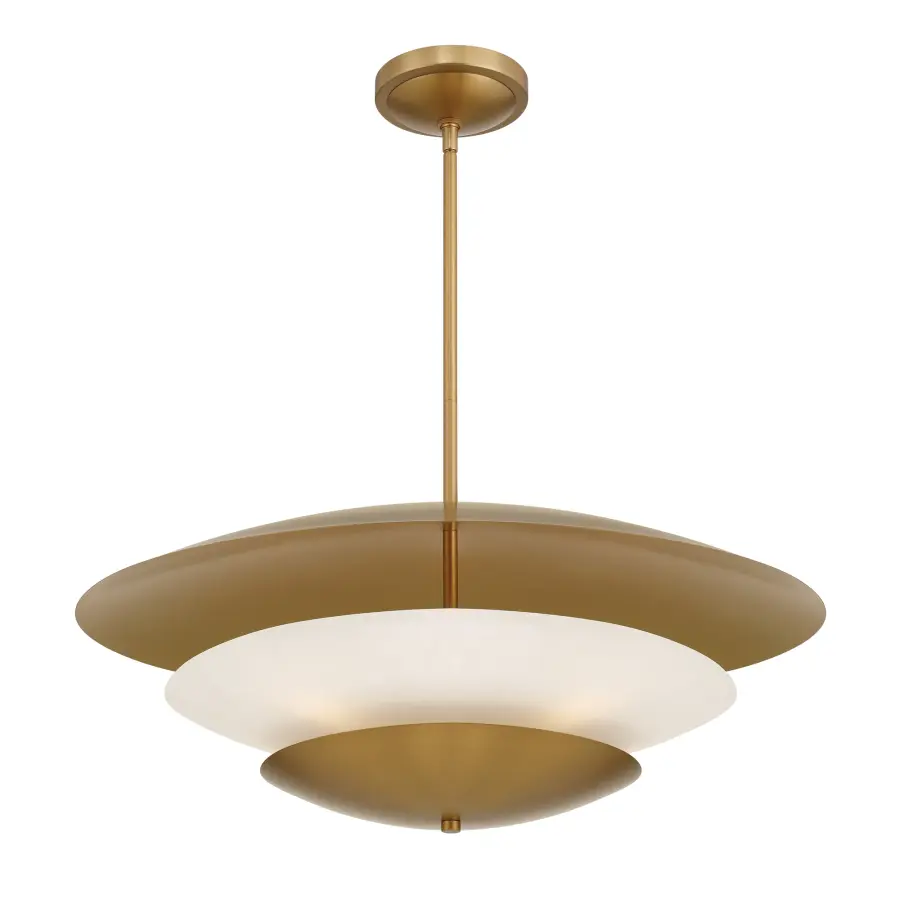 Solara 31.5" 5-Light Pendant in Legacy Brass - Image 9