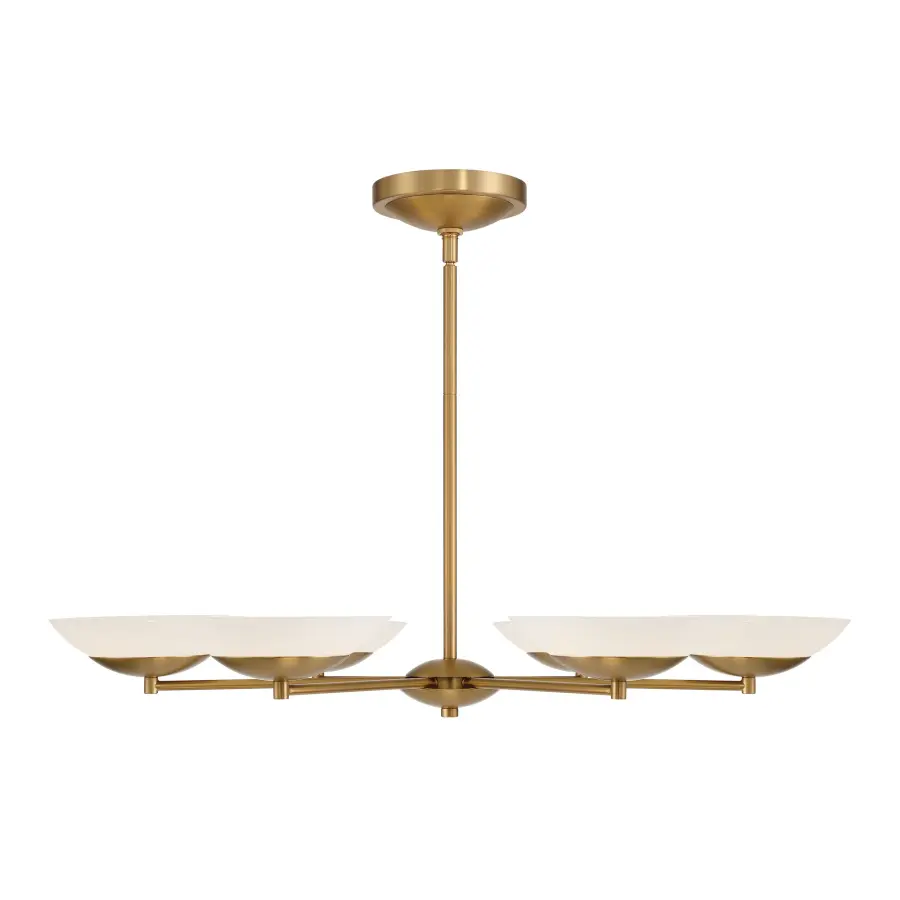 Solara 36" LED Chandelier in Legacy Brass - Image 10