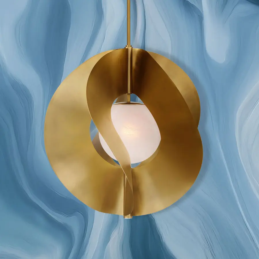 Gloria 24" 1-Light Pendant in Legacy Brass - Image 5
