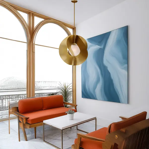 Gloria 24" 1-Light Pendant in Legacy Brass - Image 6