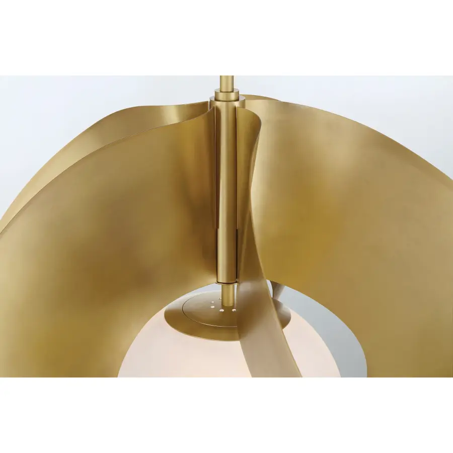 Gloria 24" 1-Light Pendant in Legacy Brass - Image 7