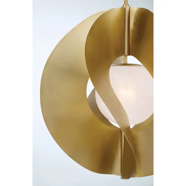 Gloria 24" 1-Light Pendant in Legacy Brass - Image 8