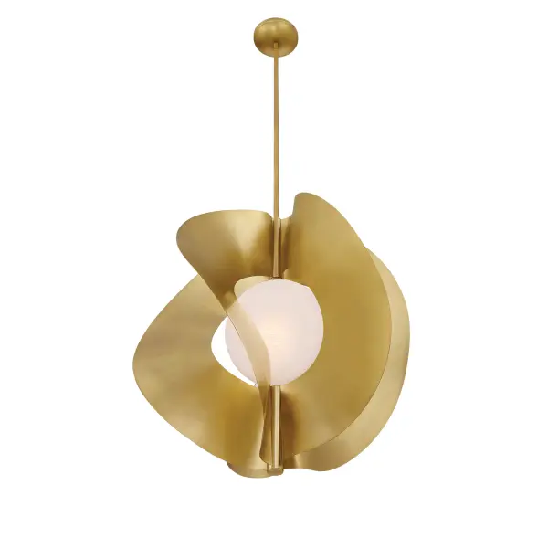 Gloria 24" 1-Light Pendant in Legacy Brass - Image 9