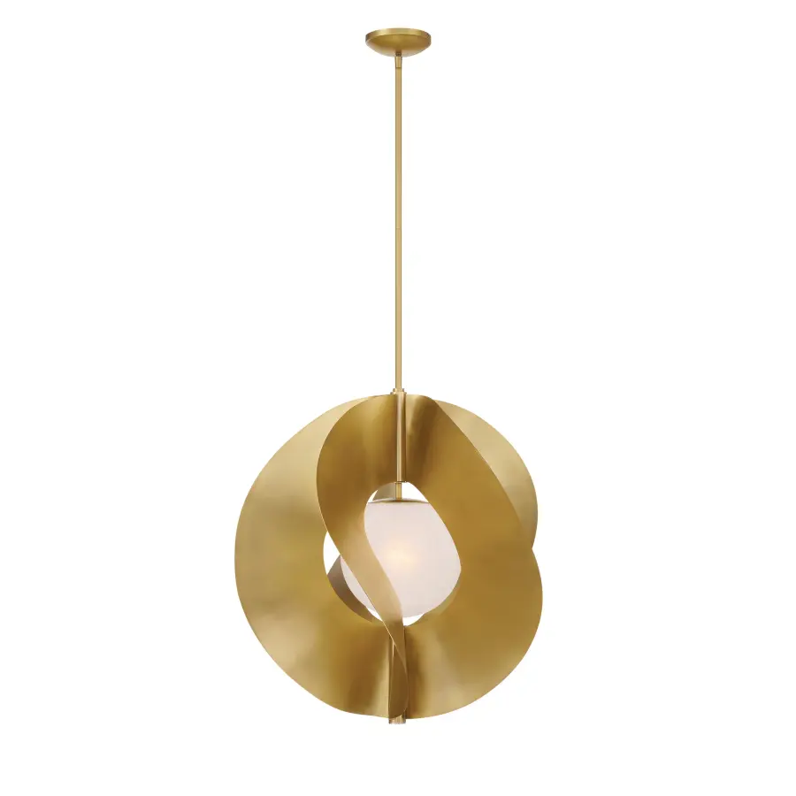 Gloria 24" 1-Light Pendant in Legacy Brass - Image 10