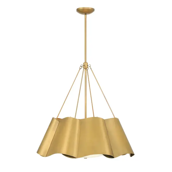 Waveform 26" 4-Light Pendant in Legacy Brass - Image 13