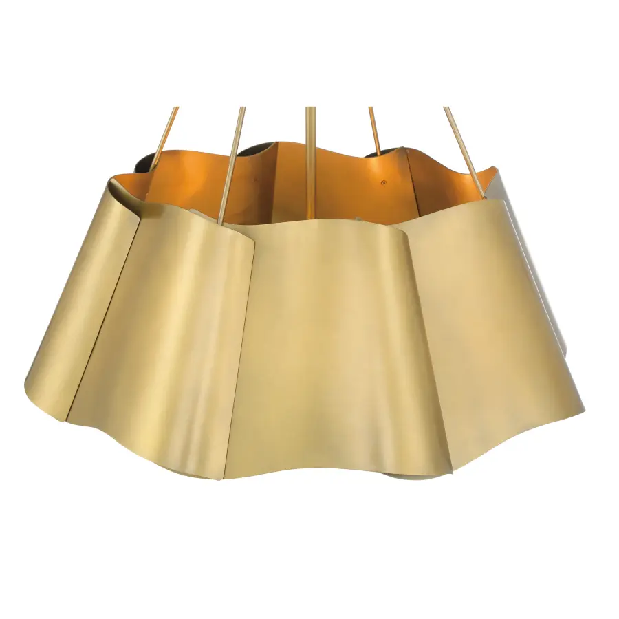 Waveform 26" 4-Light Pendant in Legacy Brass - Image 10