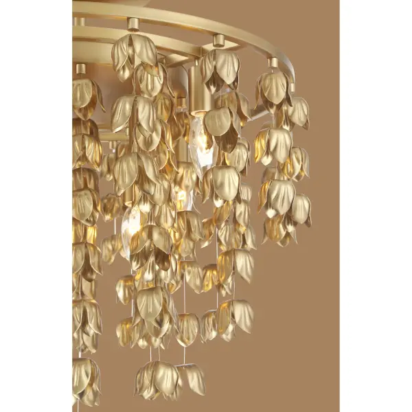 Ashgrove 21" 6-Light Semi Flush in Legacy Brass - Image 6