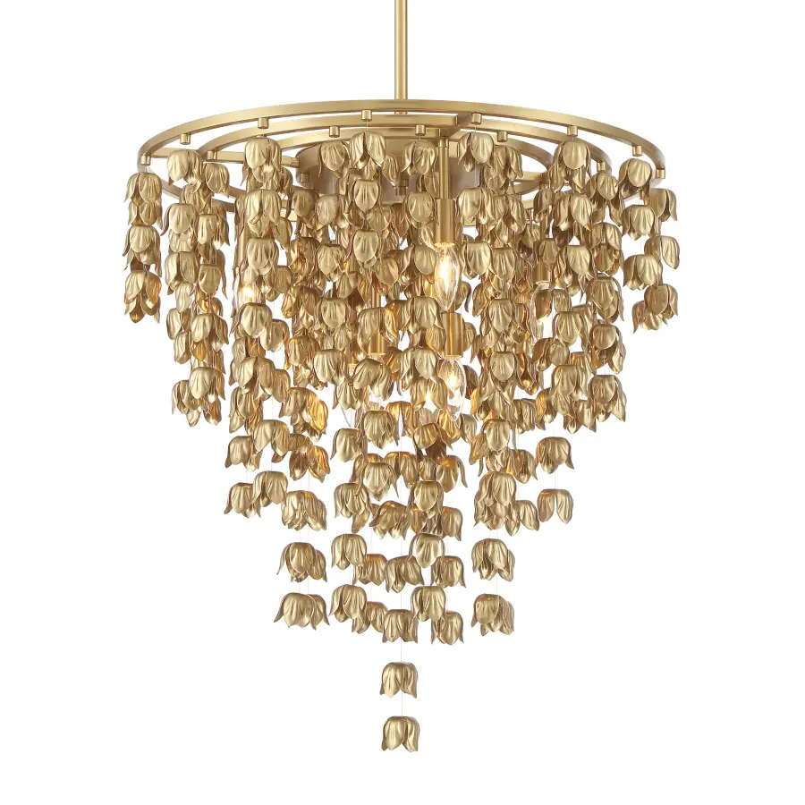 Ashgrove 26" 8-Light Pendant in Legacy Brass - Image 1