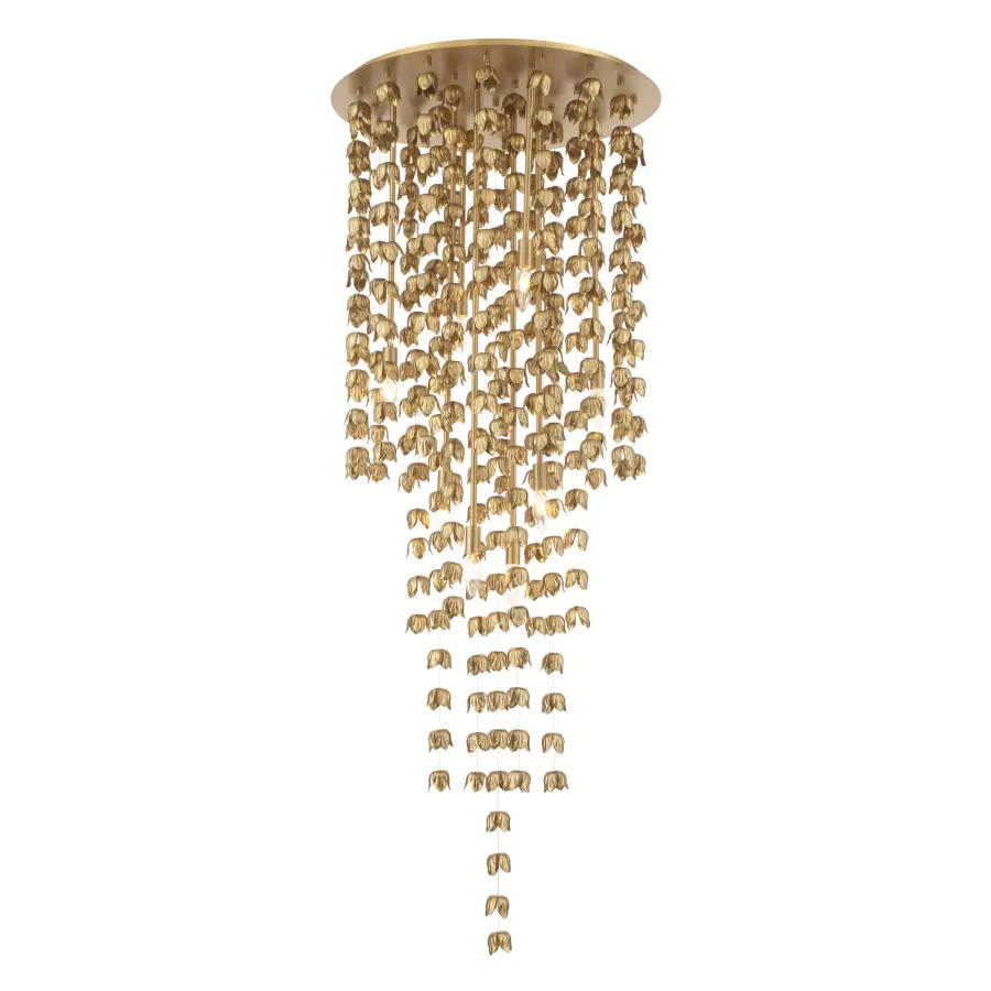 Ashgrove 24" 8-Light Pendant in Legacy Brass - Image 1