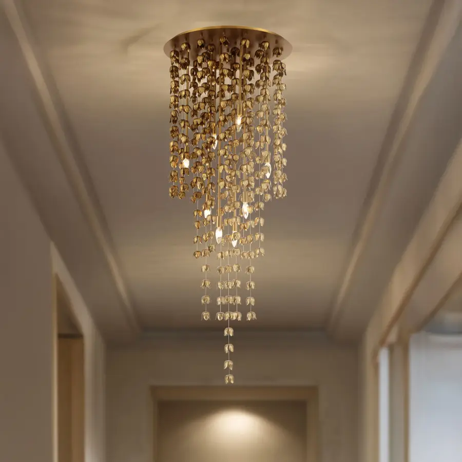 Ashgrove 24" 8-Light Pendant in Legacy Brass - Image 4
