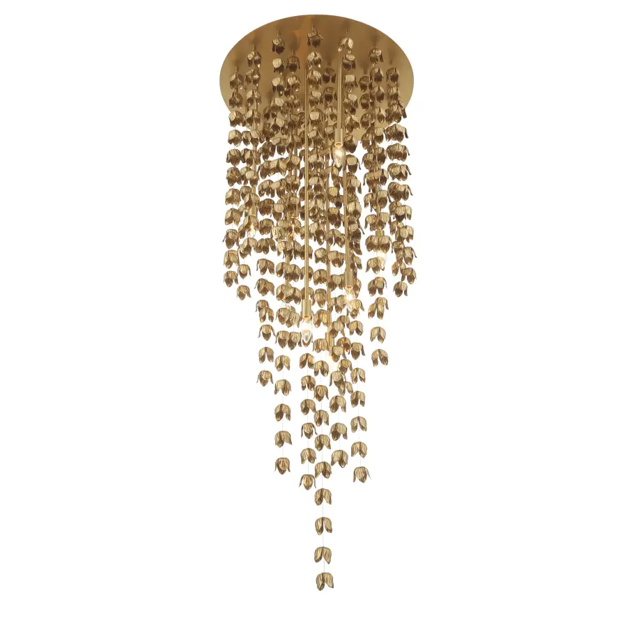 Ashgrove 24" 8-Light Pendant in Legacy Brass - Image 8