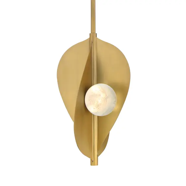 The Pod pendant combines contemporary styling with artisanal glass craftsmanship. Its compact 8.25" diameter makes it perfect for smaller spaces or clustered installations, while the textured cloud glass diffuses 3000 lumens of warm LED light beautifully.