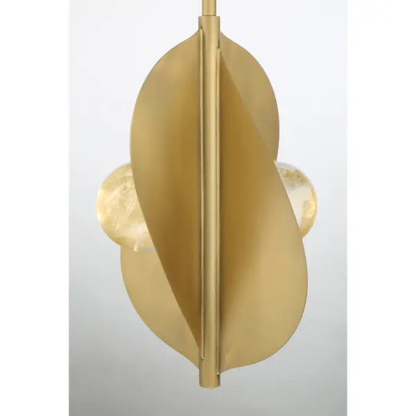 The Pod pendant combines contemporary styling with artisanal glass craftsmanship. Its compact 8.25" diameter makes it perfect for smaller spaces or clustered installations, while the textured cloud glass diffuses 3000 lumens of warm LED light beautifully. - alternate view