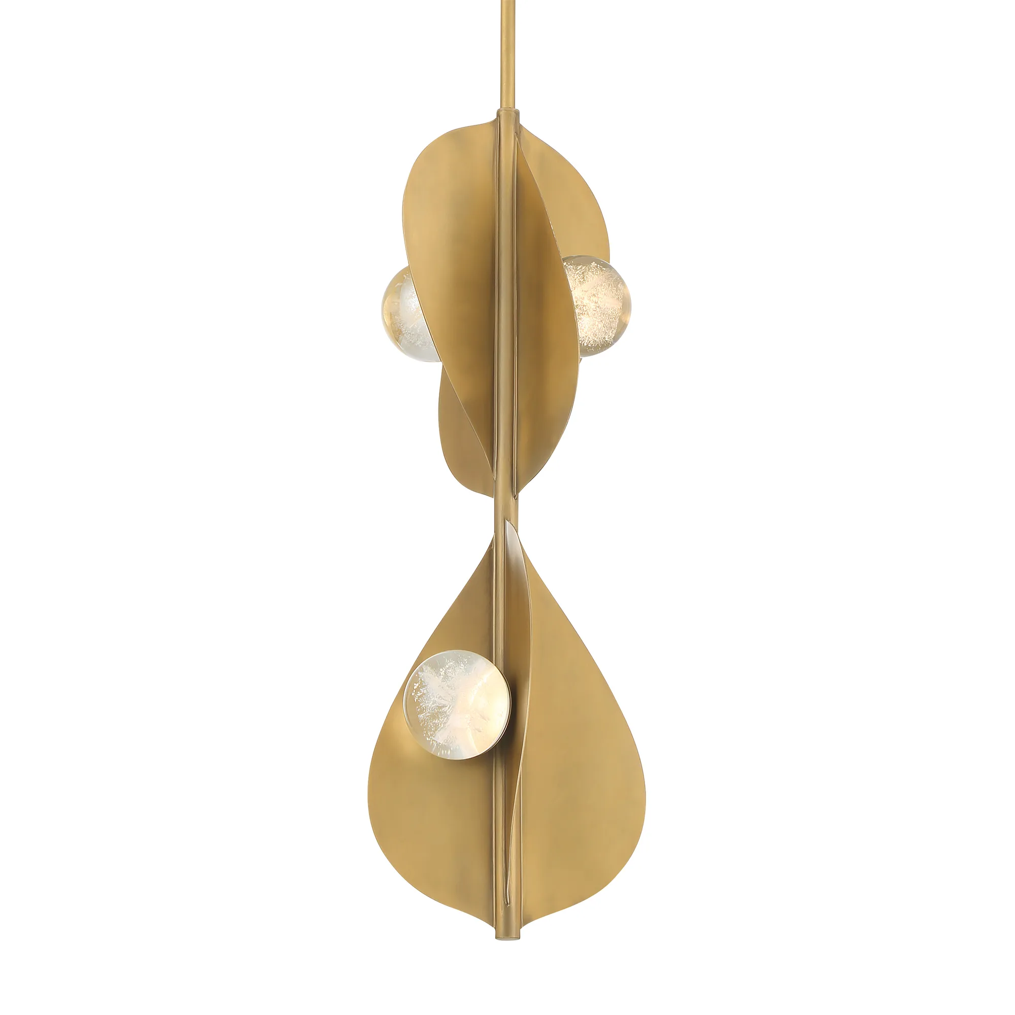 Pod 8.25" LED Pendant in Legacy Brass